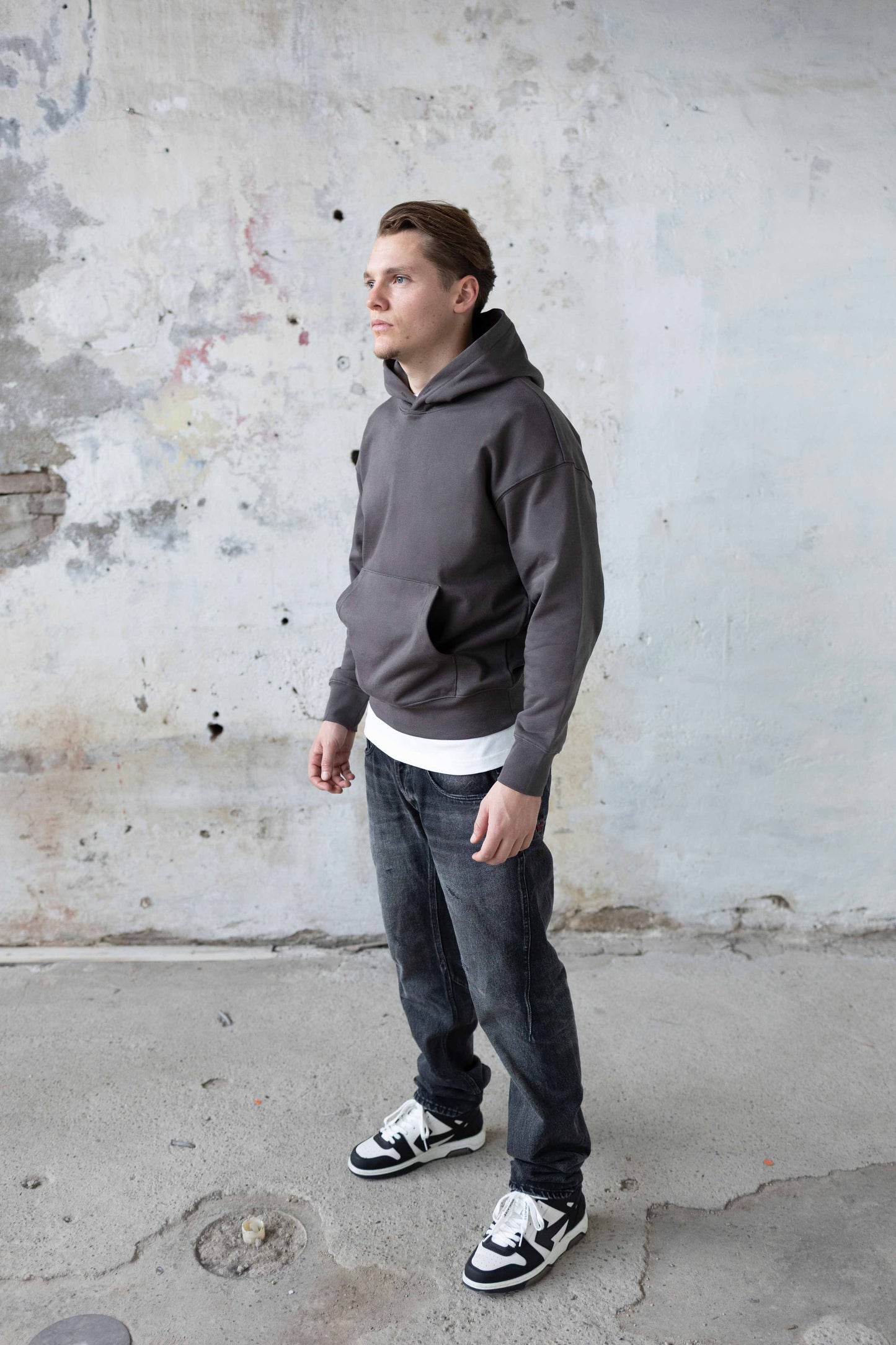 Hoodie Heavyweight | Coal Grey