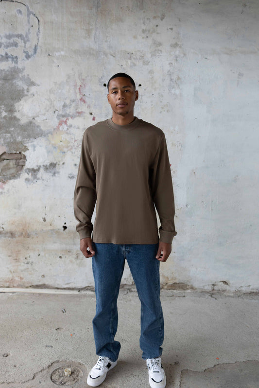 Long sleeve Heavyweight | Forest Clay