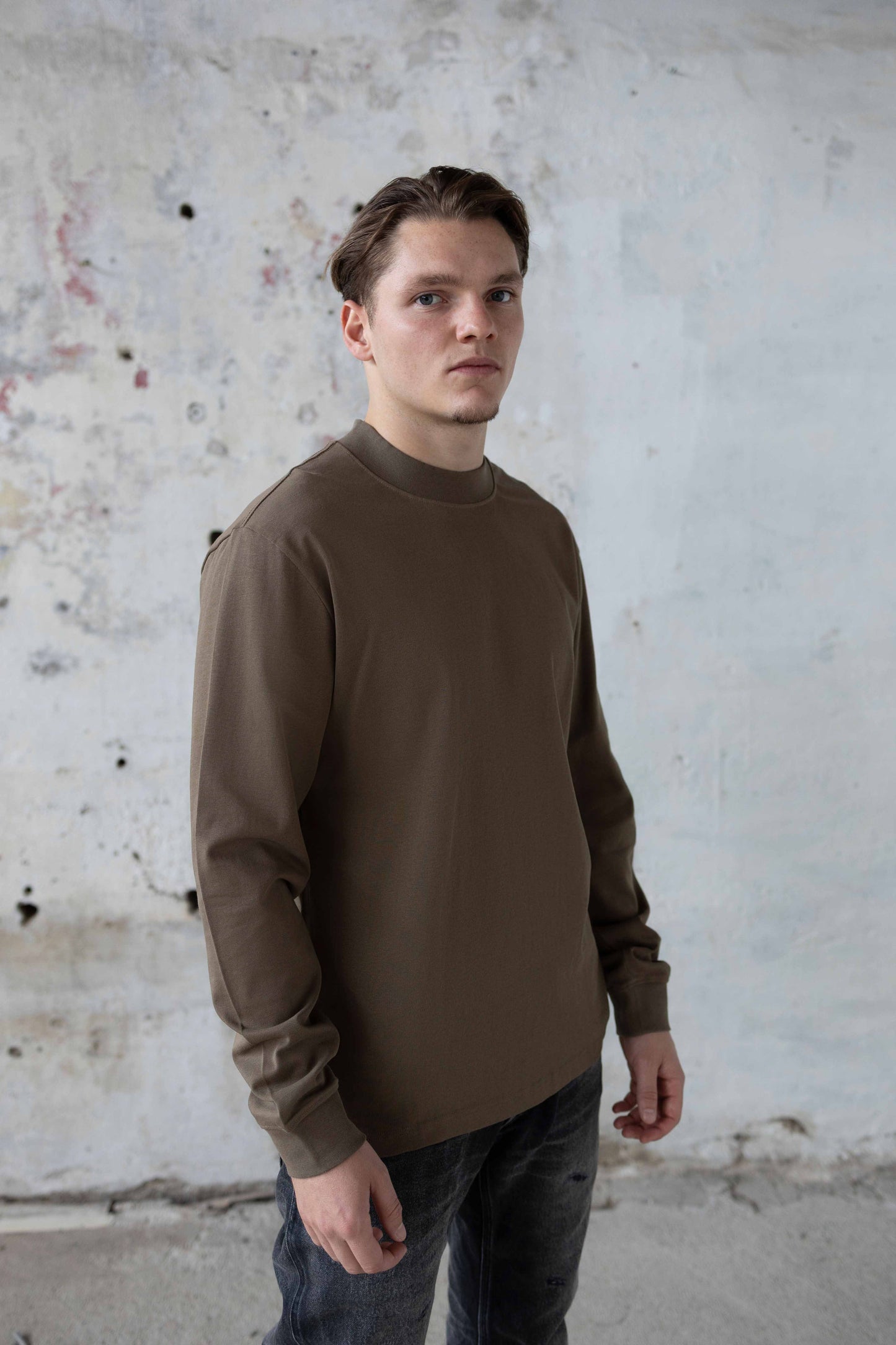 Long sleeve Heavyweight | Forest Clay